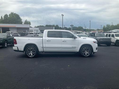 Bright White Clearcoat 2025 RAM 1500 Tungsten