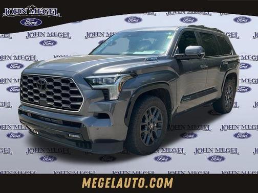 Magnetic Gray Metallic 2025 Toyota Sequoia Platinum