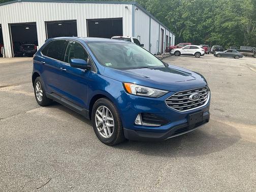 Blue Metallic 2021 Ford Edge SEL
