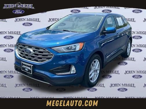 Blue Metallic 2021 Ford Edge SEL