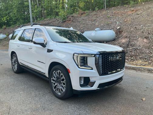 White Frost Tri-Coat 2024 GMC Yukon Denali Ultimate