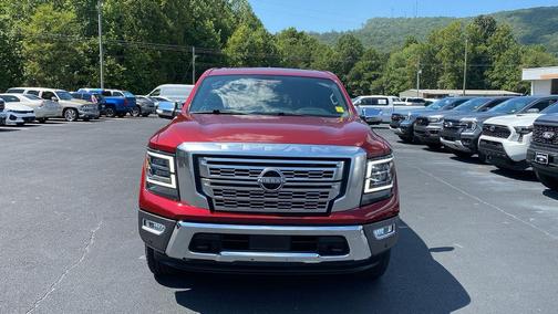 Cardinal Red Metallic 2023 Nissan Titan Platinum Reserve