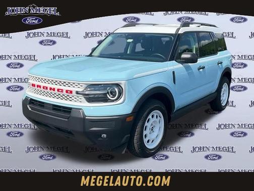 Blue 2026 Ford Bronco Sport Heritage