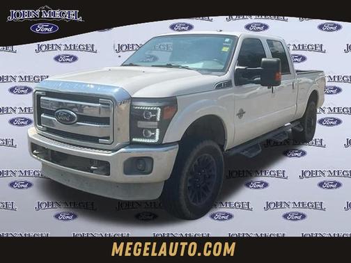 White Platinum Tri-Coat Metallic 2015 Ford F-250 Lariat