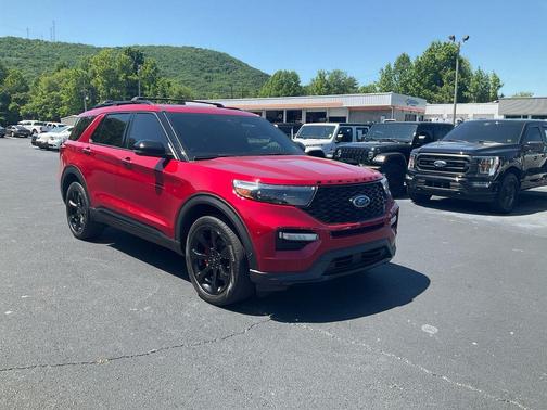 Red Metallic 2021 Ford Explorer ST