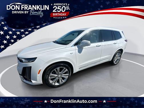 Crystal White Tricoat 2024 Cadillac XT6 Premium Luxury AWD