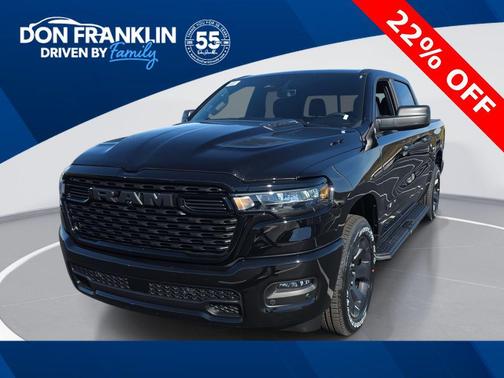 Diamond Black Crystal Pearlcoat 2025 RAM 1500 Tradesman