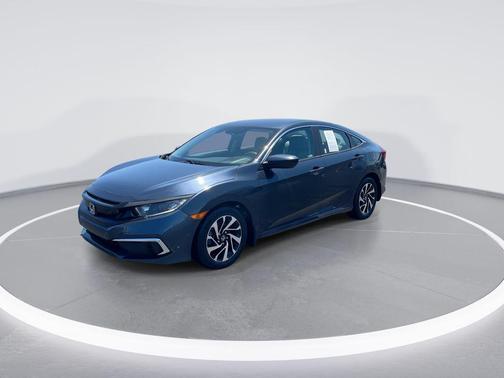 Blue 2021 Honda Civic LX