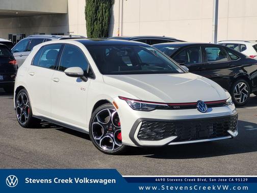 Opal White Pearl 2026 Volkswagen Golf GTI AUTOBAHN