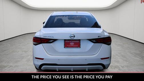 Aspen White TriCoat Pearl 2022 Nissan Sentra SV