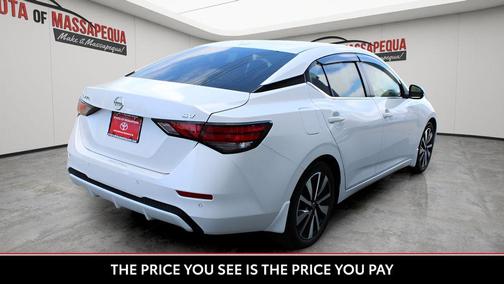 Aspen White TriCoat Pearl 2022 Nissan Sentra SV