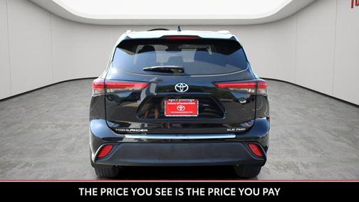 Midnight Black Metallic 2023 Toyota Highlander XLE