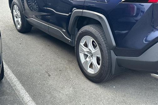 Blue Flame 2019 Toyota RAV4 Hybrid XLE
