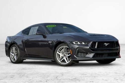 Dark Matter Gray Metallic 2024 Ford Mustang GT Premium