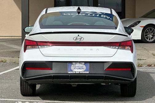 Serenity White 2026 Hyundai ELANTRA Sport