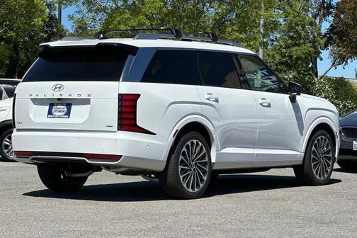 Creamy White Pearl 2026 Hyundai Palisade Hybrid Calligraphy