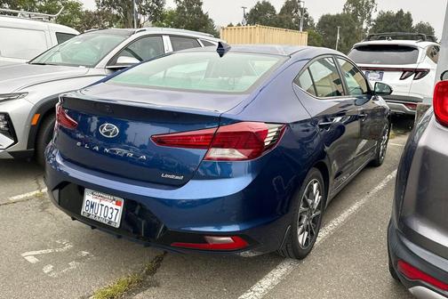 Lakeside Blue 2020 Hyundai ELANTRA Limited