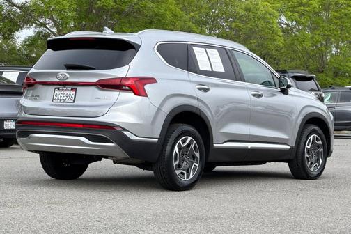Shimmering Silver 2023 Hyundai SANTA FE HEV Blue