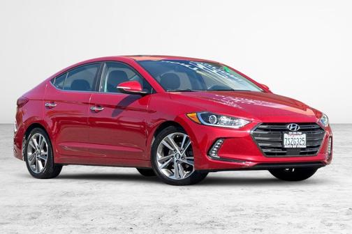 Scarlet Red 2017 Hyundai ELANTRA Limited