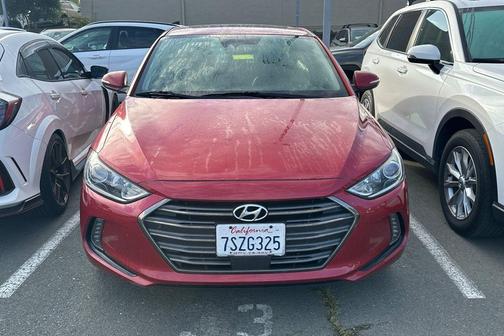 Scarlet Red 2017 Hyundai ELANTRA Limited