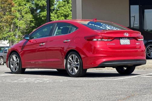 Scarlet Red 2017 Hyundai ELANTRA Limited