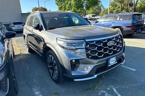 Carbonized Gray Metallic 2025 Ford Explorer Platinum