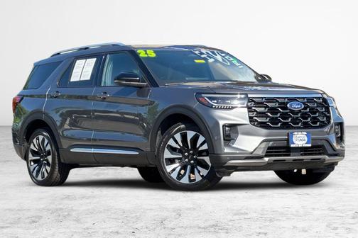 Carbonized Gray Metallic 2025 Ford Explorer Platinum