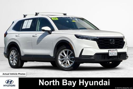 Platinum White Pearl 2024 Honda CR-V EX-L AWD