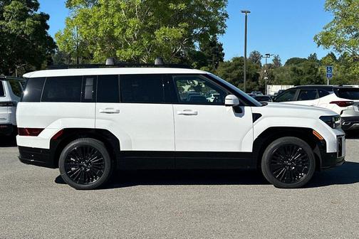 Serenity White 2026 Hyundai SANTA FE HEV Calligraphy
