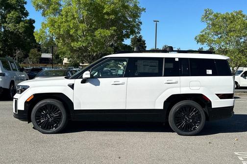 Serenity White 2026 Hyundai SANTA FE HEV Calligraphy