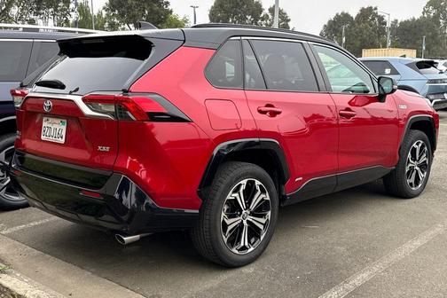 Supersonic Red/Midnight Black Metallic 2021 Toyota RAV4 Prime XSE