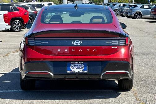 Ultimate Red 2026 Hyundai SONATA Hybrid Limited
