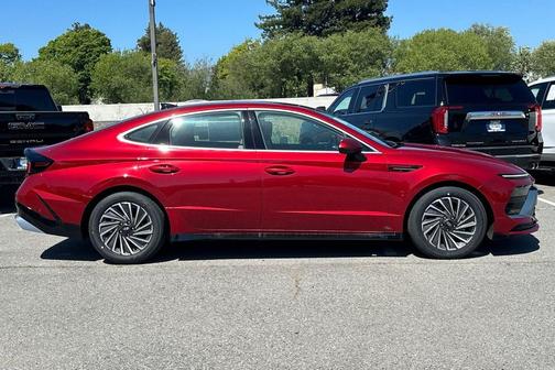 Ultimate Red 2026 Hyundai SONATA Hybrid Limited