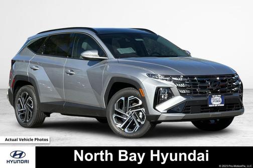 Shimmering Silver 2026 Hyundai TUCSON Hybrid Limited