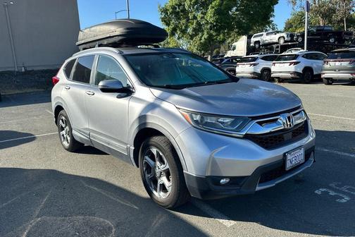 Lunar Silver Metallic 2018 Honda CR-V EX-L