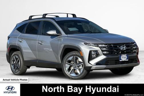 Shimmering Silver 2026 Hyundai TUCSON Hybrid SEL