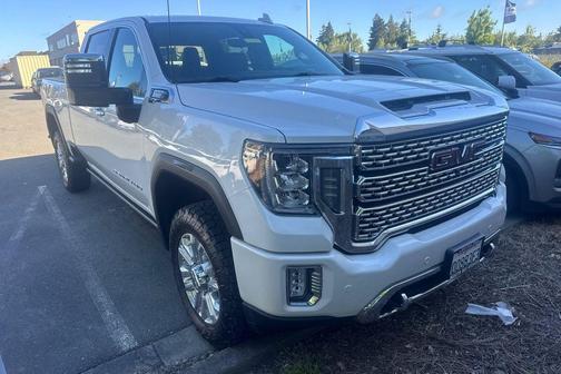 White Frost Tricoat 2021 GMC Sierra 2500 Denali