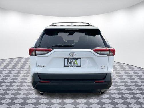 Super White 2021 Toyota RAV4 XLE