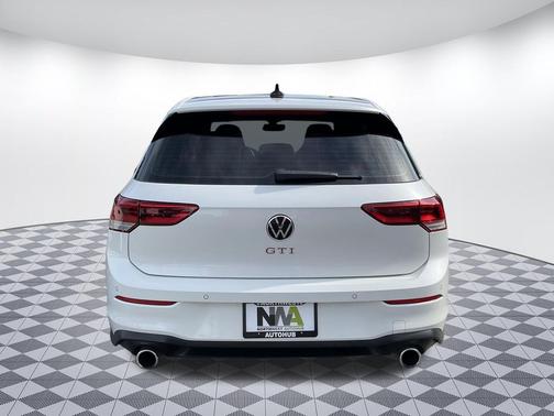 Opal White w/Black Roof 2023 Volkswagen Golf GTI 2.0T S DSG