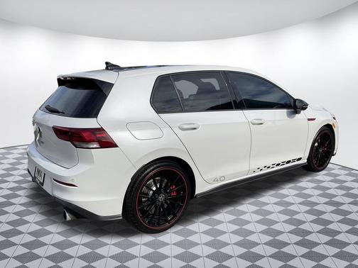 Opal White w/Black Roof 2023 Volkswagen Golf GTI 2.0T S DSG