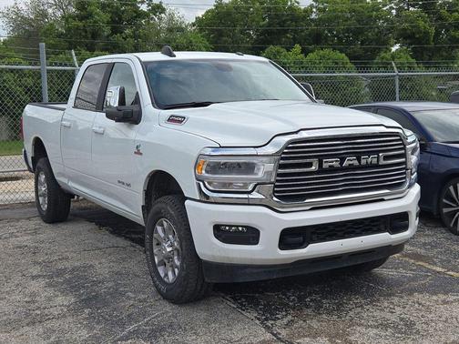 Bright White Clearcoat 2024 RAM 2500 Laramie Crew Cab 4x4 6'4' Box