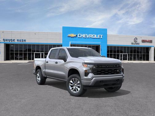 Sterling Gray Metallic 2026 Chevrolet Silverado 1500 Custom