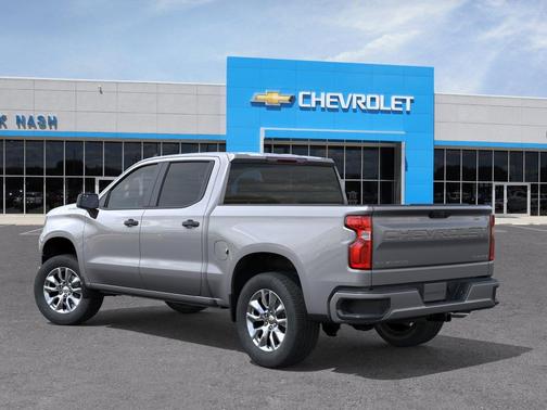 Sterling Gray Metallic 2026 Chevrolet Silverado 1500 Custom