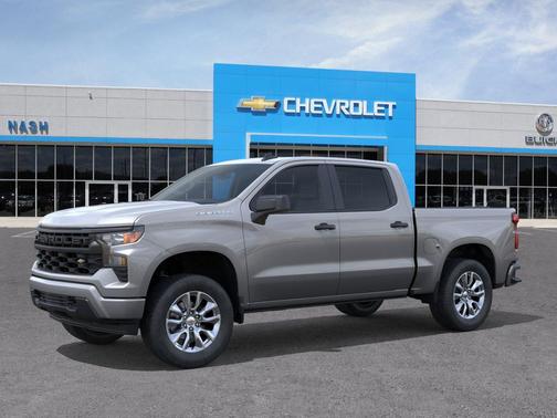 Sterling Gray Metallic 2026 Chevrolet Silverado 1500 Custom