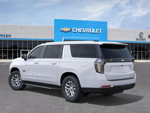 Summit White 2026 Chevrolet Suburban LT