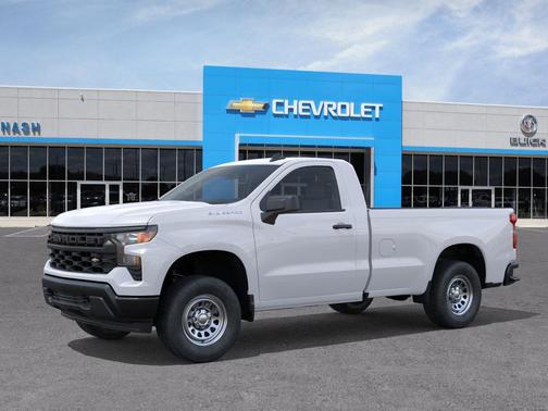 Summit White 2026 Chevrolet Silverado 1500 WT
