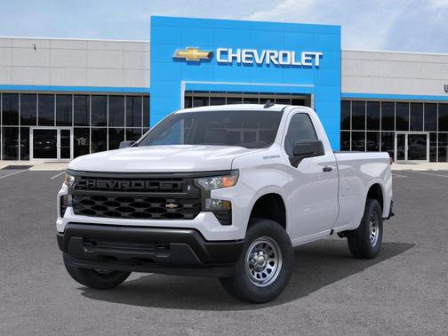 Summit White 2026 Chevrolet Silverado 1500 WT