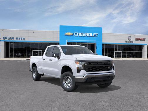 Summit White 2026 Chevrolet Silverado 1500 WT