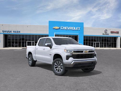 Summit White 2026 Chevrolet Silverado 1500 LT