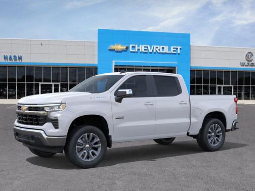 Summit White 2026 Chevrolet Silverado 1500 LT